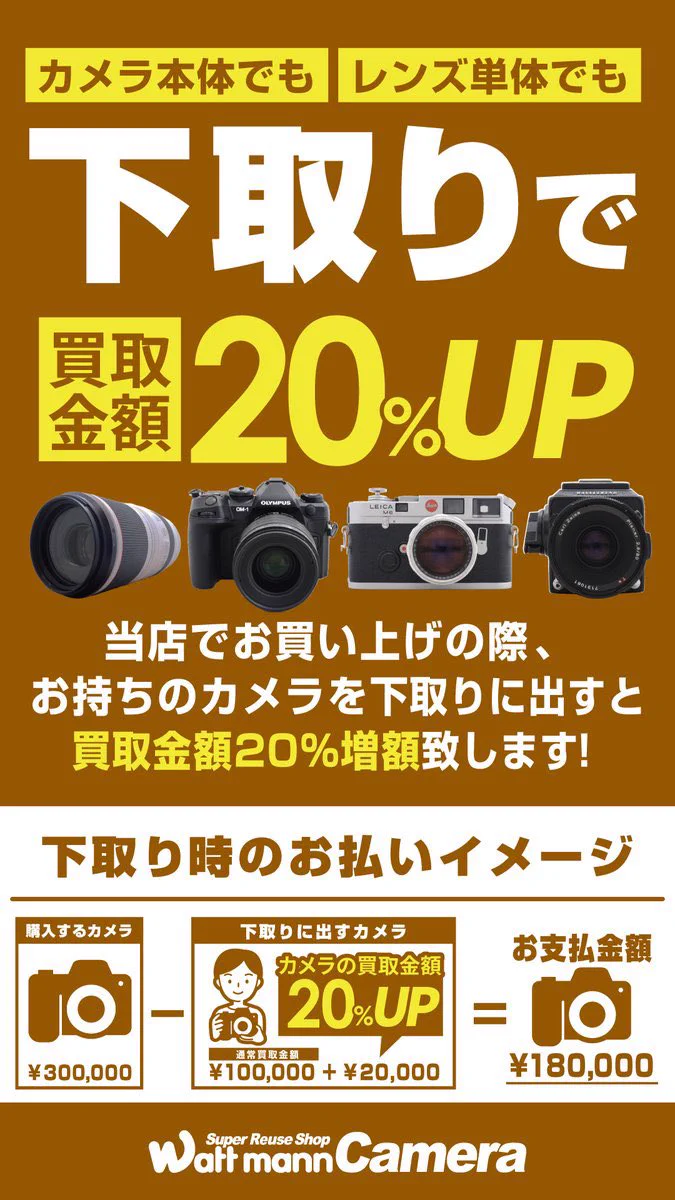 ワットマン カメラ 町田東急ツインズカメラ買取センター on X