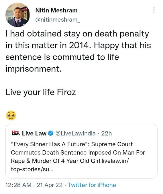 rishibagree's tweet photo. He was earlier defending a child Rapist &amp; murderer https://t.co/KJtk7YUZy1
