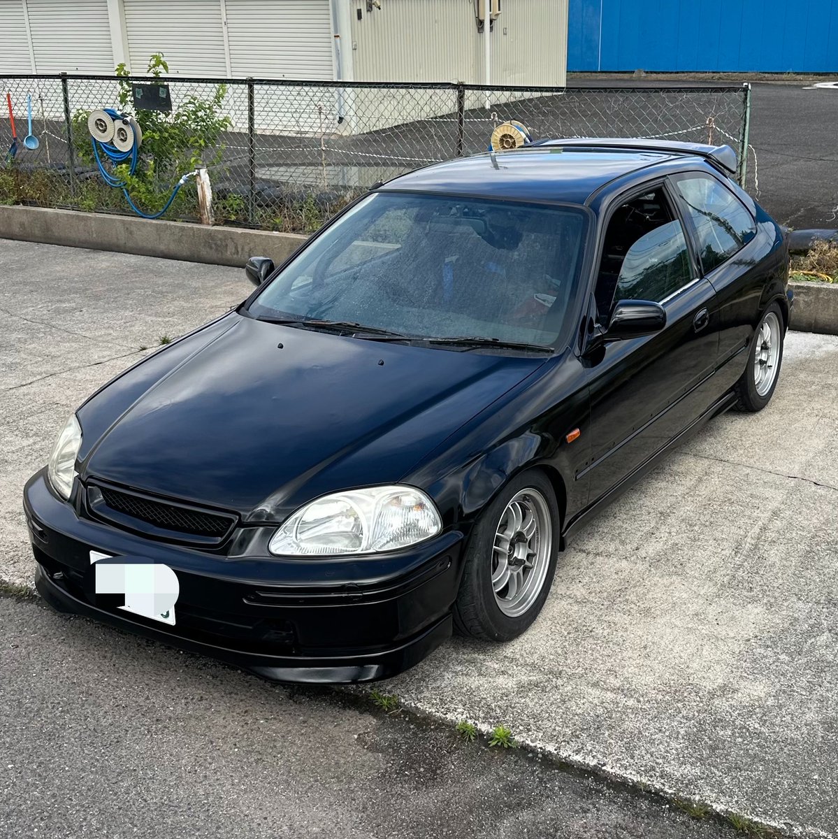 Screws_Garage's tweet photo. EK4 パワーブラックに全塗装💪❤️‍🔥
格安と言っても足付けやマスキングはしっかり
しています‼️ https://t.co/megx0tAx9l