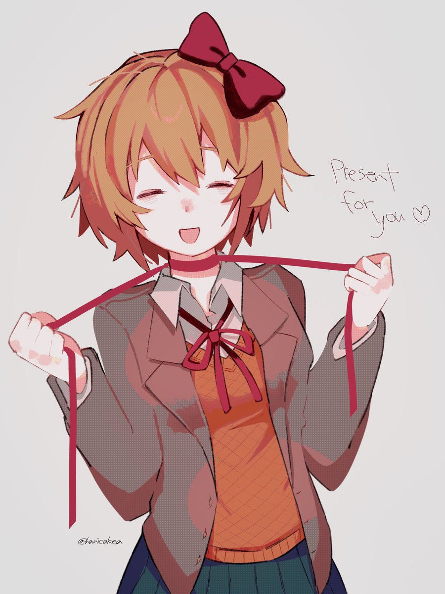 hanicakea's tweet photo. サヨリ　#ddlc https://t.co/HH4rGoQrSK
