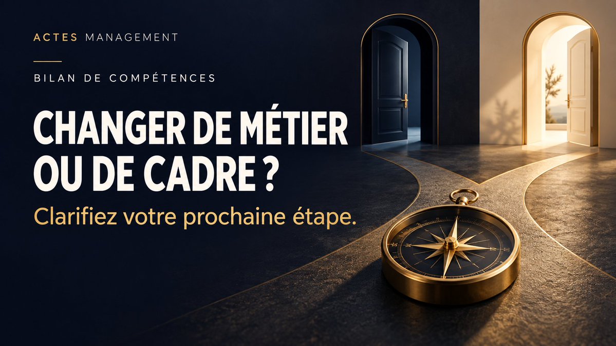actesmanagement's tweet photo. Changer de métier ou de cadre ? Faites le point.

Bilan de compétences : −10 % sur tout nouveau devis accepté avant le 31/10/2026, en vente directe. Sans cumul.

Premier échange : https://t.co/9gg2g6IyDF https://t.co/sqMg1GntI8
