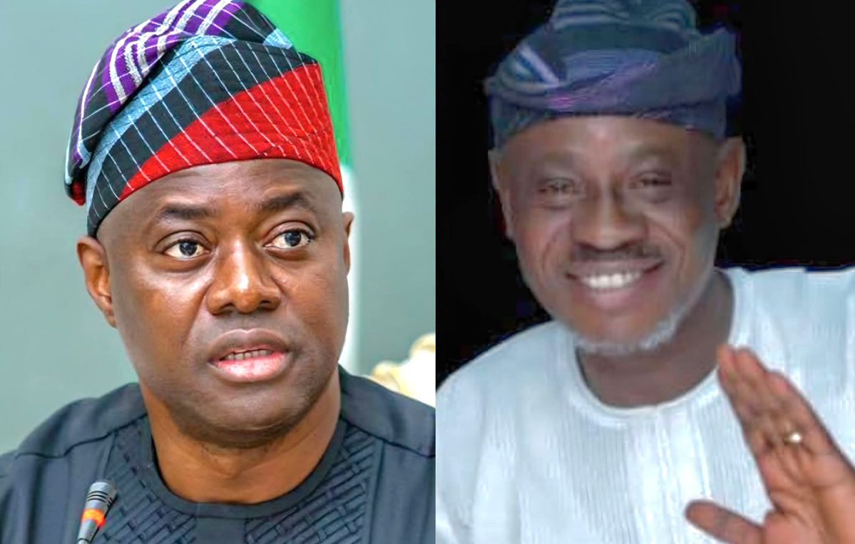 Oyoaffairs's tweet photo. "Our Party, PDP, is not dead. Vote for me as the next Governor of Oyo State and I will perform better than Governor Seyi Makinde" — PDP Guber Candidate, Hazeem Gbolarumi https://t.co/eQMfBrR09K