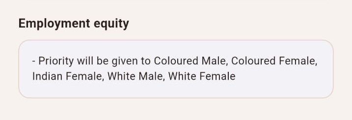 Letangmohlala's tweet photo. I was about to apply until:🫪 https://t.co/3qyXDc3AwJ