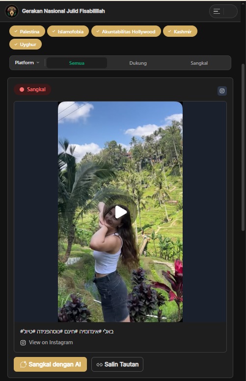 erlanishere's tweet photo. Zionis satu ini bikin usaha travel di Bali dan ngajak klien-klien Zionisnya dari Israel untuk liburan di Bali. 😂
Koordinat julid sudah dimasukkan ke https://t.co/ebDKtEIokX.
WAJIB SILATURAHMI.
Pilih sangkal, kemudian balas. Nanti akan nge-direct ke IG Zionis ini.👍 https://t.co/eLwqlucNws