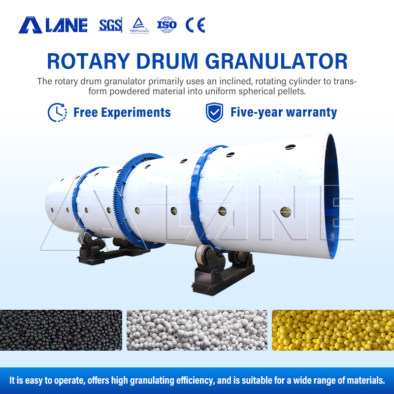 Luka_Fertilizer's tweet photo. Scale up your fertilizer production! 🏗️ 
LANE’s Rotary Drum Granulator is the workhorse for high-capacity NPK lines. 
Steam-assisted technology &amp; anti-corrosion lining ensure a 90%+ granulation rate &amp; uniform pellets. Tough, efficient, and built to last. 🌍
#AgriTech #Fertilizer https://t.co/v9uo3RFmS7