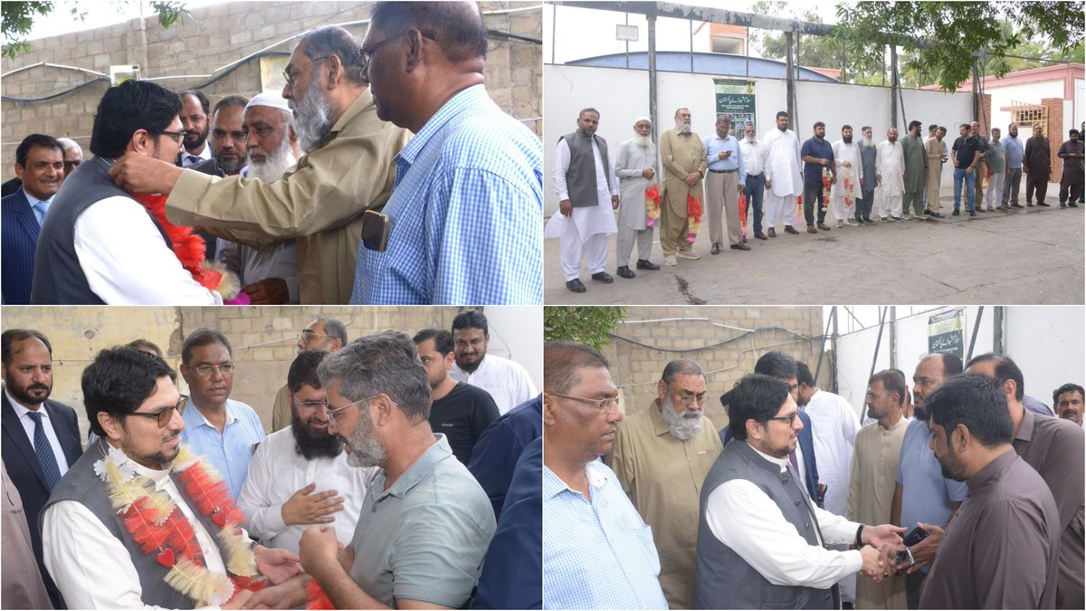 DrHussainQadri's tweet photo. Jamshoro: During his visit to the Executive Club of Trade & Industry Nooriabad, President Minhaj-ul-Quran International and Deputy Chairman, Board of Governors, Minhaj University Lahore, Prof. Dr. Hussain Mohi-ud-Din Qadri received a warm welcome from President Kanwar Zia-ur-Rehman and other office-bearers.

#DrHussainQadri #PresidentMQI #MinhajUniversity #Nooriabad