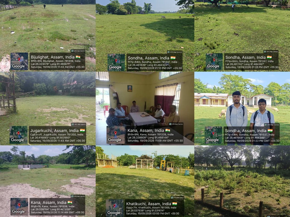 Pijush_hazarika's tweet photo. On the ground in Nalbari, our field teams are working to strengthen Assam’s weather intelligence for farmers.

Recently, 102 sites were identified under the WINDS initiative, with 24 sites already approved by Skymet.

Every site brings us closer to more localised weather information and better-informed agricultural decisions.