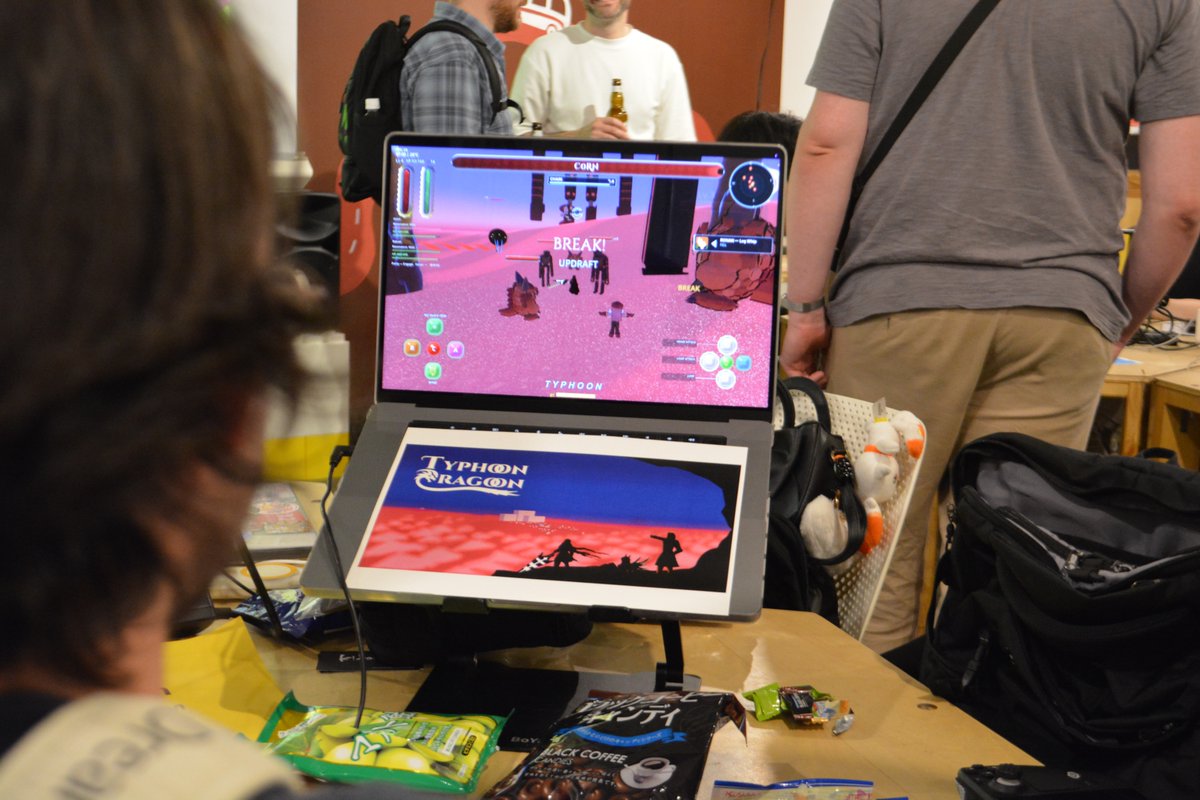 tanjounokamioku's tweet photo. Last Friday, I had the incredible opportunity to showcase two of my games, Typhoon Dragoon and Lighthouse Vigil (soon on Steam!), at the Tokyo Game Bridge Tokyo Game Show Community Fest.

Watching people step into worlds we created was both surreal and humbling. To everyone who played, shared their thoughts, found problems, or simply stopped to talk with us: deeply and genuinely thank you!

I first began imagining Typhoon 13 years ago, as a series I want to finish before I die.

Then, I had called it "my very own Final Fantasy".

Since then, it has been shaped by everything I have ever loved about video games, anime, Japanese culture (🇯🇵), my country's own culture (🇧🇷), life, people and the beauty of the world we live in (even Serbia! 🇷🇸), going all the way back to the trusty NES I was gifted by my father when I was five, where my life as a gamer had begun.

Typhoon Dragoon is only one part of the much greater world I hope to build. It's a smaller episode of the epic series I would like to one day see finalized, but it is derived from one single event that changed my life permanently.

In 2018, I suffered an accident that, during a surgery, according to the doctors, took my life for around five minutes.

To me, it felt like three months.

Dragoon is, in part, my attempt to give form to what I experienced during that time, and to the strange place I saw.

It is the greatest and most ambitious creation I have ever undertaken. It will take years to fully realize, but the sooner we can put it into the hands of real players, to test it, challenge it, and break it, the stronger it will become. And the more confident we will be that we can bring this vision fully to life.

Ever since I started reviewing video games (15 years ago!), I was an advocate for developers listening to real, true lovers of the medium. People who grew up playing the games we love - Zelda, Pokémon, Final Fantasy, Fire Emblem, Xenoblade, and much more, especially those who have become disappointed with the current state of the video game industry and its perceived need to please people who were never part of its core audience, and following trends that lead nowhere but the farthest possible from where fans are.

So I would like to honor the fans of the genre, by trying myself to make The Ultimate RPG game.

My heartfelt thanks to Matthew Moss for giving us this incredible opportunity, and to everyone at Tokyo Game Bridge and Le Wagon Tokyo who made the event possible.

Thank you to @ricardomenin, who recently joined me in bringing the 3D world of Typhoon Dragoon to life.

And thank you to @pangami/@itspangami, the source of my unbounded and limitless strength, who has begun her own journey with Typhoon as a narrative designer and co-developer.

If you'd like to learn more about the game, you can visit https://t.co/5GELrL1T6o, or follow us in Social Media at @typhoondrag_oon.

#tokyogameshow #indiegame #japan #gamedev #rpg
