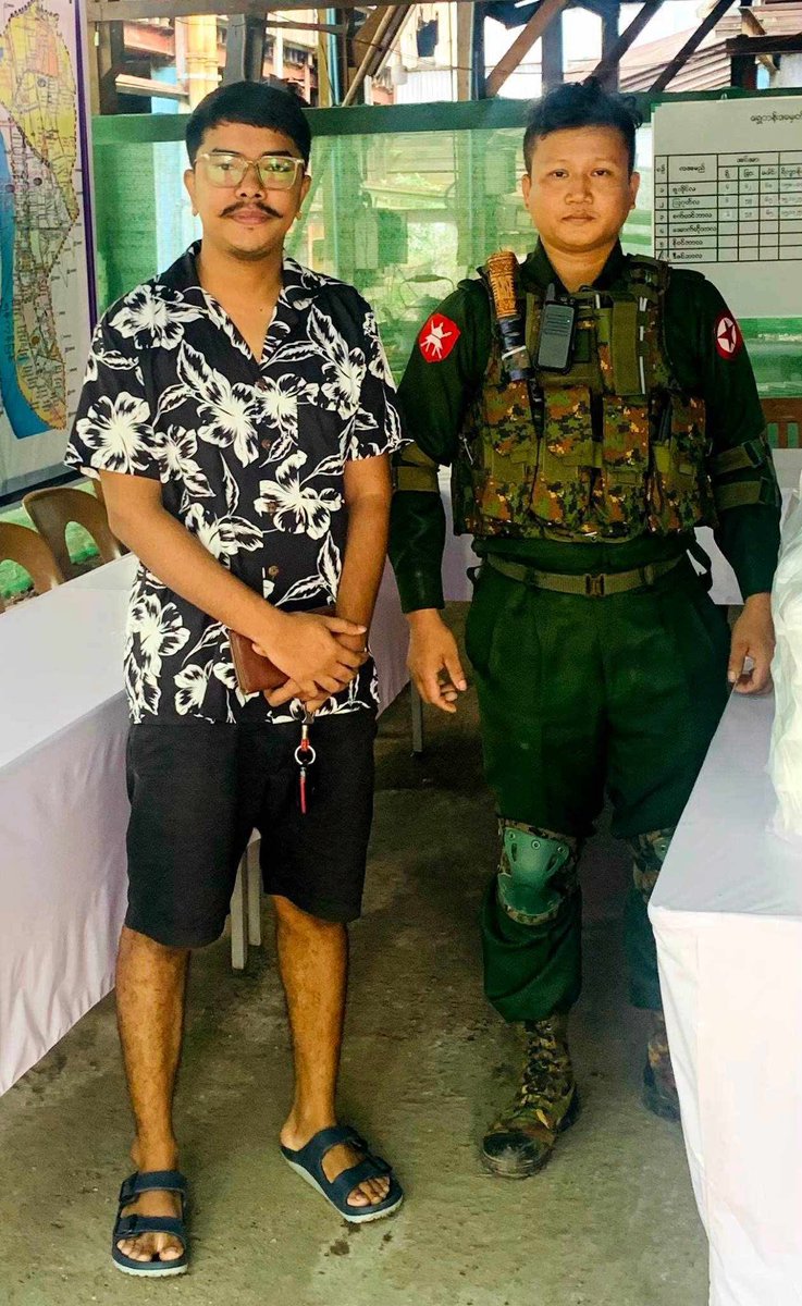 zawmoethant71's tweet photo. #Htein Lin,“Tamwe’s gangster” in #Tamwe Twsp, #Yangon, is a major operator for military council's, recruiting youth men to serve in military & transporting them to the relevant units, as well as extorting money.
https://t.co/Mp0kRekSV6
#2020Sep21Coup
#WhatsHappeningInMyanmar https://t.co/ql6VKimsYh