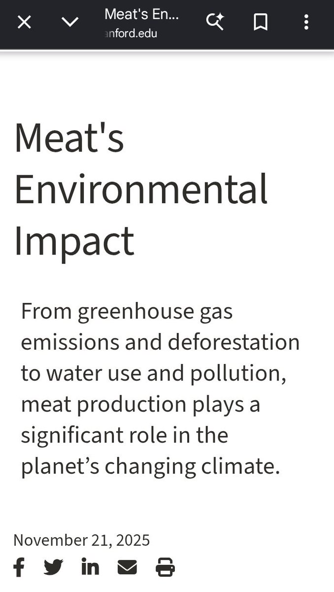 openminded_07's tweet photo. @JohnRayhan Are u mentally challenged ?? 
Or what! IDIOT❗
https://t.co/3U9NyGbR6O

Meat's Environmental Impact | Stanford Woods Institute for the Environment https://t.co/z9BneItVCX https://t.co/YJQHmbpcUU