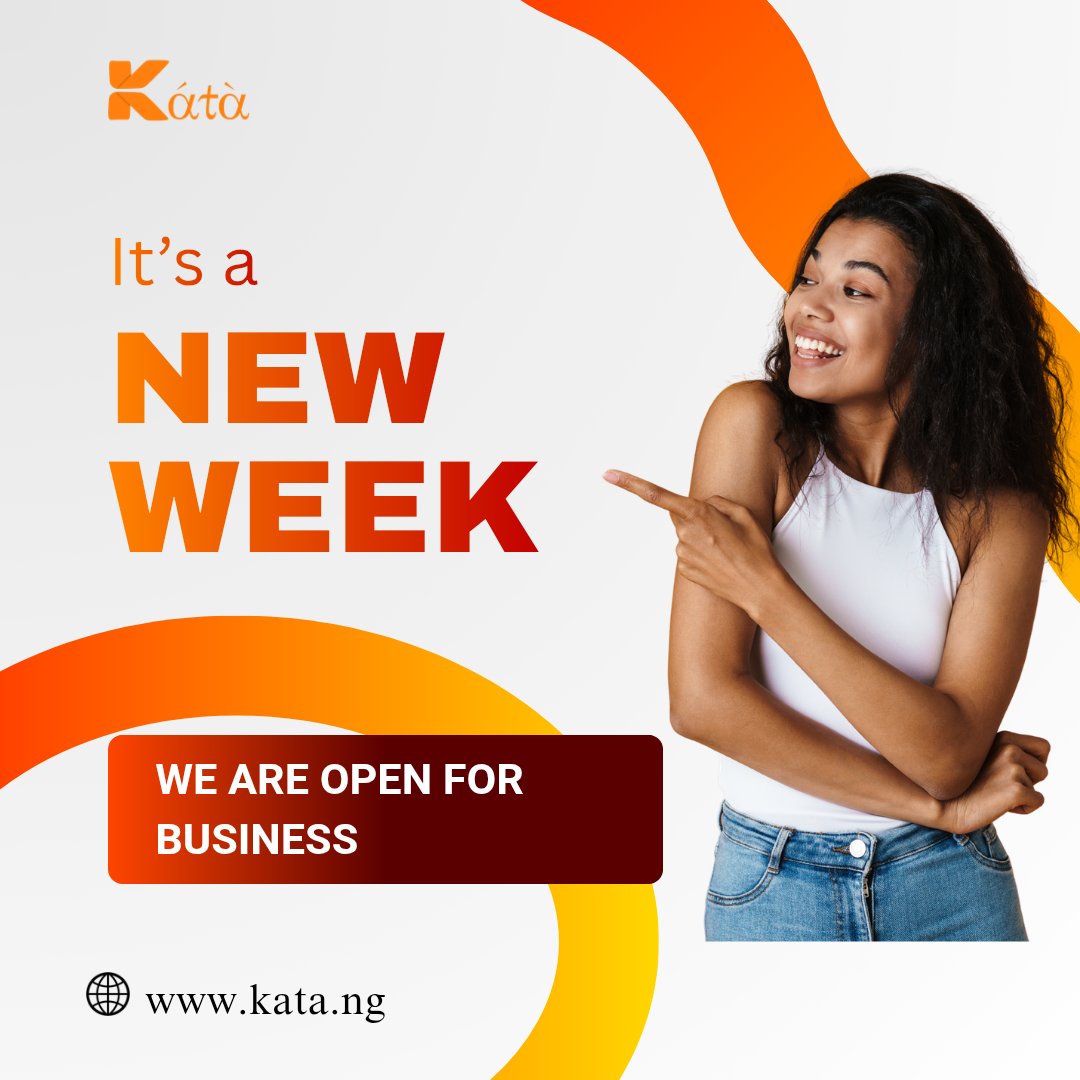 kata_gadgets's tweet photo. Hello new week from the https://t.co/AlhTVH9lXx family.

To our clients, friends and partners; thank you for shopping with us, referring us, and walking this journey with us. We don’t take it for granted.

Wishing you a smooth, productive week. https://t.co/otNX83nzdq