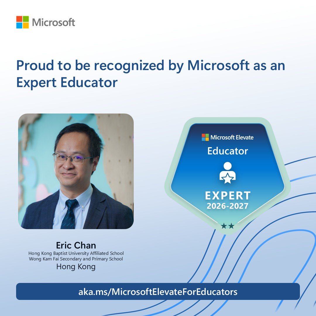 eric_sir's tweet photo. Honored to celebrate 10+ years as a Microsoft Elevate Educator Expert (2015–Present)! 🎉

@MicrosoftEDU @MicrosoftSkills @MicrosoftElevateEducator https://t.co/dN5x6WAAKN
