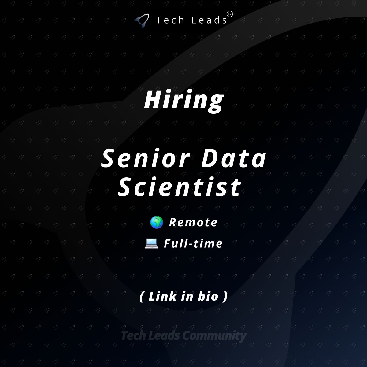 tleadscommunity's tweet photo. Hiring Senior Data Scientist - Risk ML (Remote)

A fintech company building secure financial products with data-driven risk management, fraud prevention, and customer-focused banking infrastructure.

👤 Senior Data Scientist - Risk ML (Remote, US/Canada)

Build and deploy ML models for real-time fraud detection. Requires 5+ years in data science, 3+ years in ML, strong Python, SQL, statistical modeling, production monitoring, and data quality expertise.

🚀 Apply: Link in bio

Lead Id: 17912