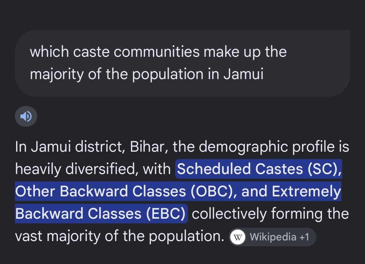 KantInEastt's tweet photo. The scary video is from Jamui, Bihar so I just did a basic research of understanding the demography https://t.co/XwIGUELSxy