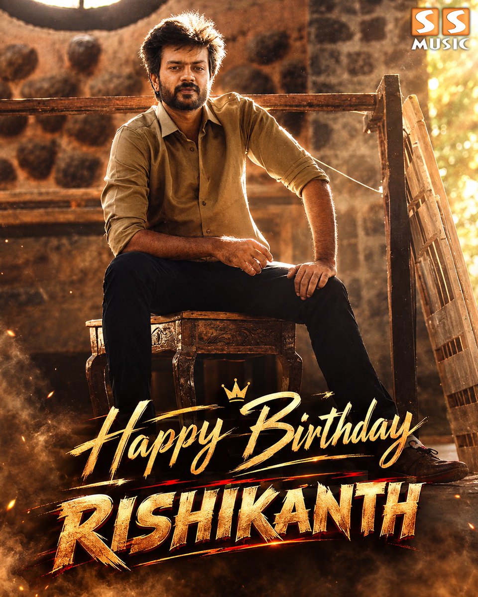 SSMusicTweet's tweet photo. Happy Birthday to the powerful performer Rishikanth! 🔥 Keep shining bright, pushing boundaries, and winning hearts! 💐✨
#HappyBirthdayRishikanth #Rishikanth #HBD #ActorRishikanth https://t.co/kCxjweg8jQ