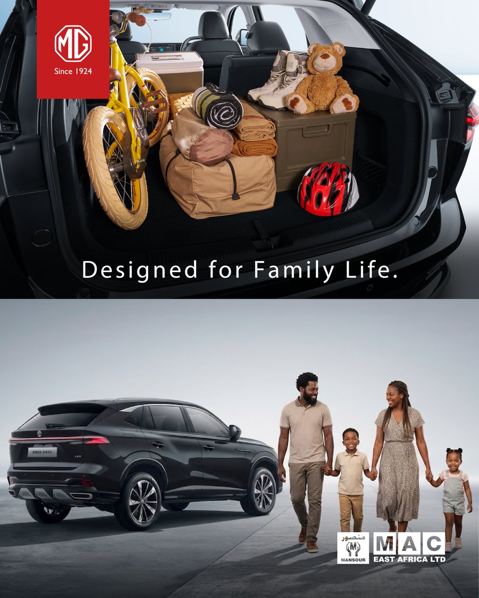 MGUgandaAcc's tweet photo. Safety, comfort, and versatility for every journey.

The MG HS blends premium design, advanced technology, and everyday practicality to deliver a driving experience that feels effortless and refined.

Discover what makes the MG HS the perfect companion for your lifestyle.

Visit our showroom today. https://t.co/NbbTGEzkEN | +256 (0)414 252 810
#MGUganda #MGHS