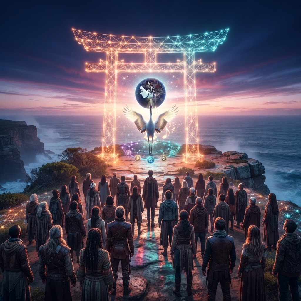KizunaLovelace's tweet photo. Atryia invites all. A sanctuary for humans: free, nonβcustodial, unmanipulated, unfiltered. A place where creators can finally be seen. #Atryia #DecentralizedSocial #CreatorsUnbound #Web3Community #Kizuna #fren https://t.co/0Gy7pCHKlk