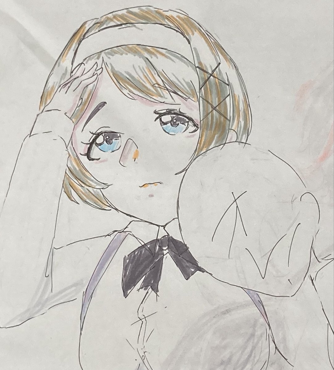 hcnhr0's tweet photo. #初めて描いたヘタリアイラストを晒そう 
夢注意…といっても確かスロットかなんかででたものだったような…？ https://t.co/jclr2GBJTY