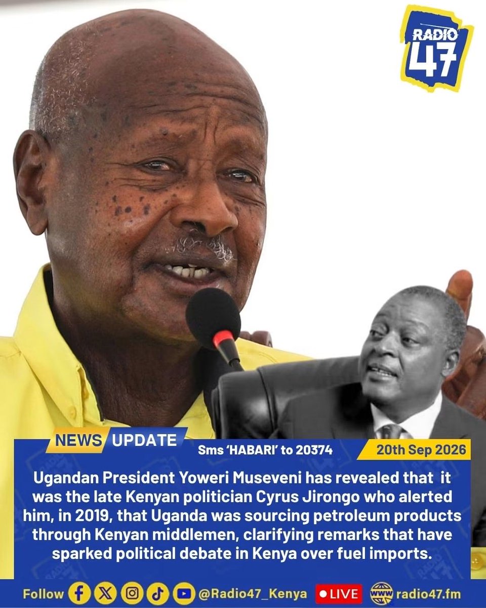 itskipronoh's tweet photo. President Yoweri Museveni has decided to expose the truth. This is a major blow to the divided opposition and the githeri media. https://t.co/Pe94lERLmA