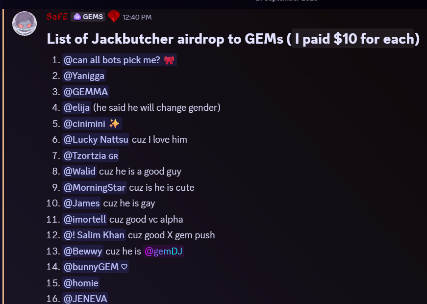 MrningSt4rPrinc's tweet photo. I made it to the list .
Thanks @CrypSaf  for the trust .
@0xAlphaGEMs on Top 💎 https://t.co/HHxqJrIgQR