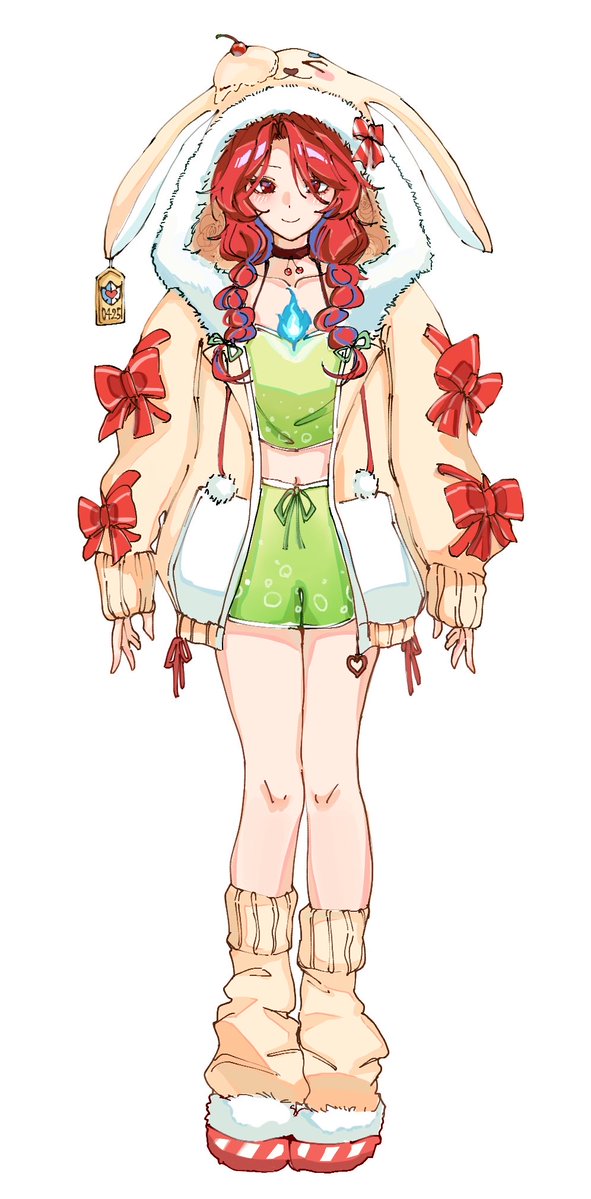 Rootasu1236's tweet photo. #CasualLiz  🐰×💚🍨 https://t.co/meksOuCQEq