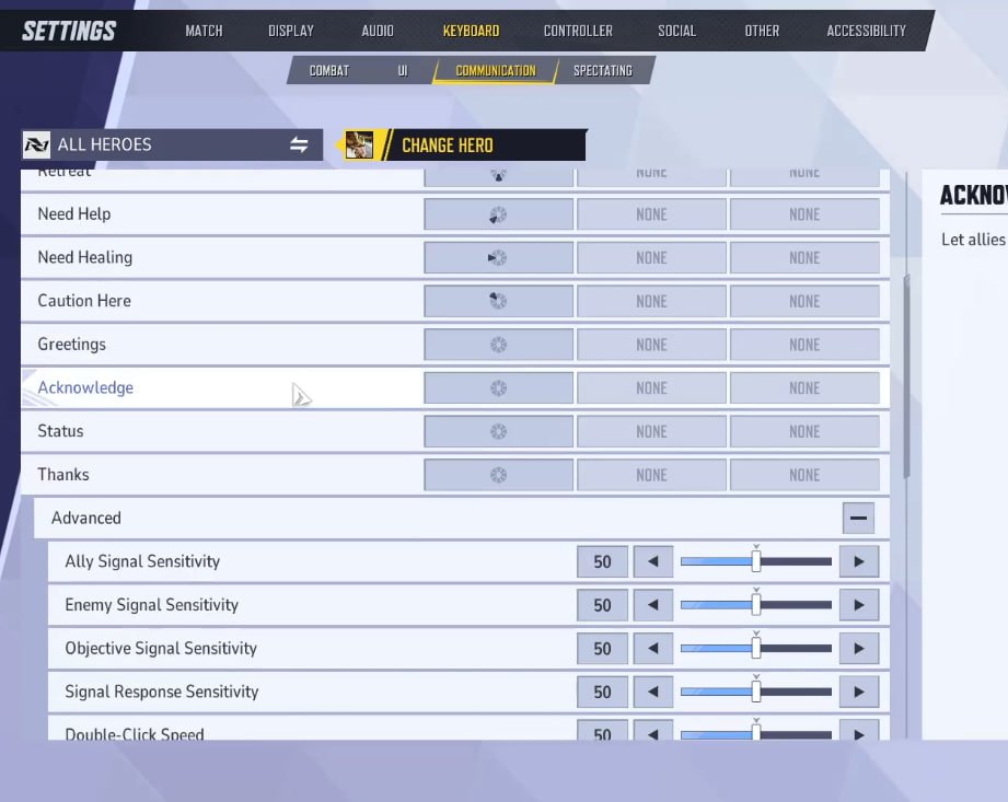 MmdRa8's tweet photo. @eleuktra You need to go to this part of the settings and either replace an existing ping on the wheel or assign a new button to it. https://t.co/hEMEpjgwlf