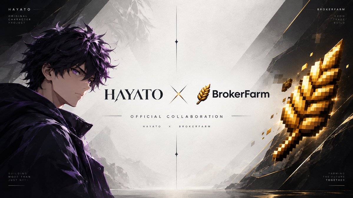 0xhayatoo's tweet photo. GIVEAWAY — 5 GTD spots for @BrokerFarm 

Free Mint 🆓

🎁5 GTD spots 

HOW TO ENTER :-

➤ Follow @0xhayatoo  &amp; @BrokerFarm 
➤ Like + RT this post
➤ Drop your EVM 👇

⏰ End in 24 hours.
Good luck everyone! 🍀 https://t.co/DI8pRs95pZ