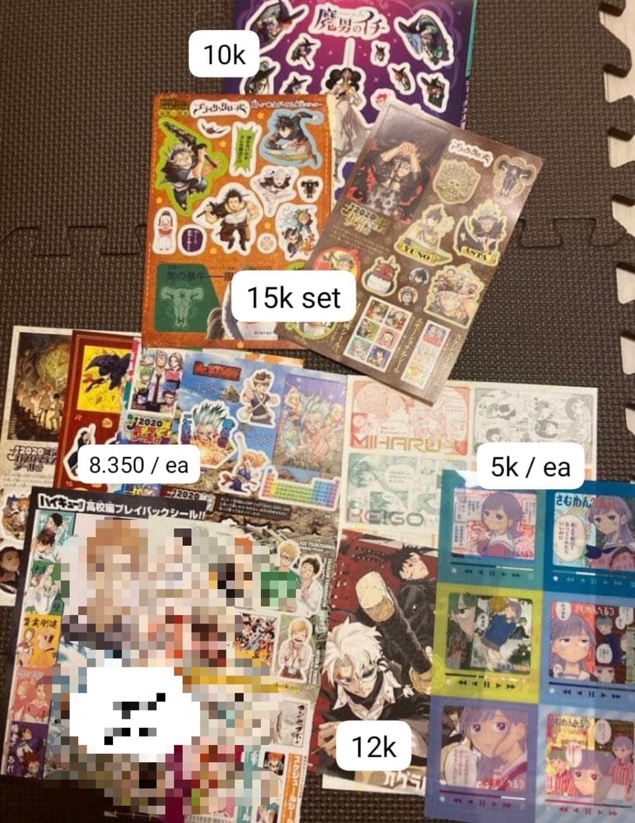 StarynnGo's tweet photo. wts / want to sell shonen jump papergoods
avail:
foto detail di comment

price bersih jp [SECURED/FIX DAPET]
komen / dm to claim

ready jp estimasi 1-2 bulan
GO (whatsapp) dm for join
#warunganime https://t.co/Gne0ljkWac