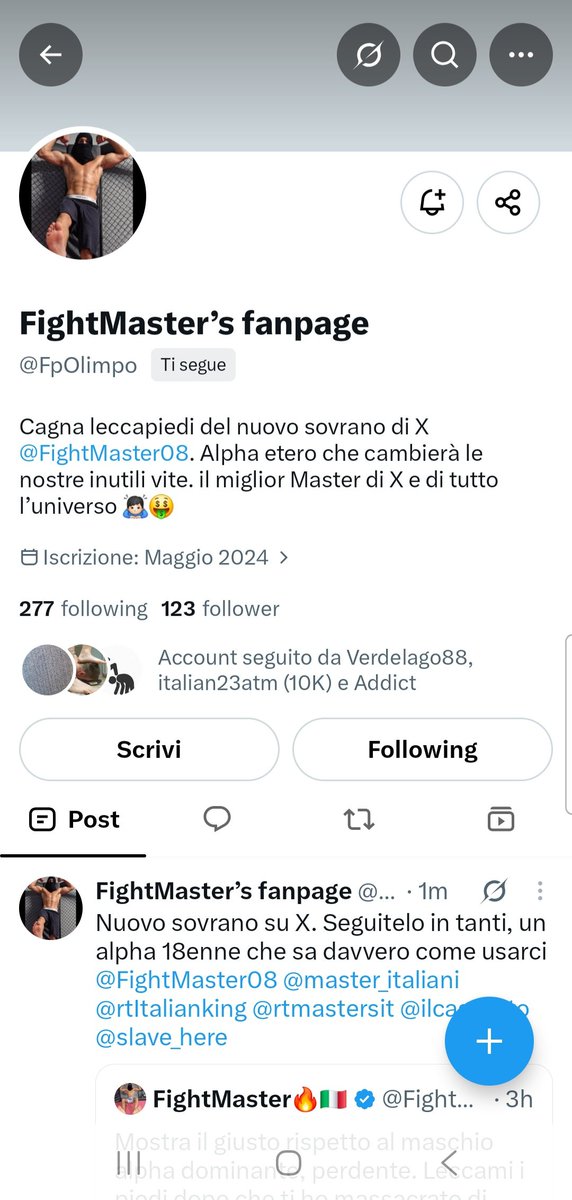 FightMaster08's tweet photo. Due giorni su X e vi ho già scopato il cervello, cazzo di perdenti 😂

Two days on X and I’ve already fucked with your heads, you fucking losers 😂
@FpOlimpo 
#humiliation #findom #malefindom #master #slave #moneyslave #cashslave #paypig #loser #atm  #cashfag #humanatm #alpha #alphamale #alphateen #teenfeet #boyfeet #stinkyfeet #alphafeet #teenboyfeet #malefeet #feet #foot 
#cashmaster #cashcock #cashdrain #taxfriday #fagtaxfriday #fagtax
@AcademyOfFags @master_italiani @rt4malefeet @slave_here @RT4MastersBR2 @GemnasRosales @alphaxfindomrt @FindomMastersRT @rtforcashmaster @retweet4Mfeet @promocion_pies @RT4Masters @alphamalert @_str8Gods @HouseofMo_world @italianfag23 @sub_beta @SoumisArdent @SoumisArdent2 @soumisitalien @BestSockMasters @French_FaggotBU