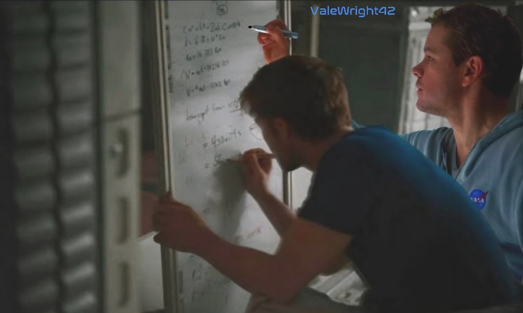 ValeWright67's tweet photo. @cinnamonbyrd Aaaand here is one of them doing equations together, like a couple of nerds <3<3 #hailmartian #rylark https://t.co/bpQ9JWJOwW