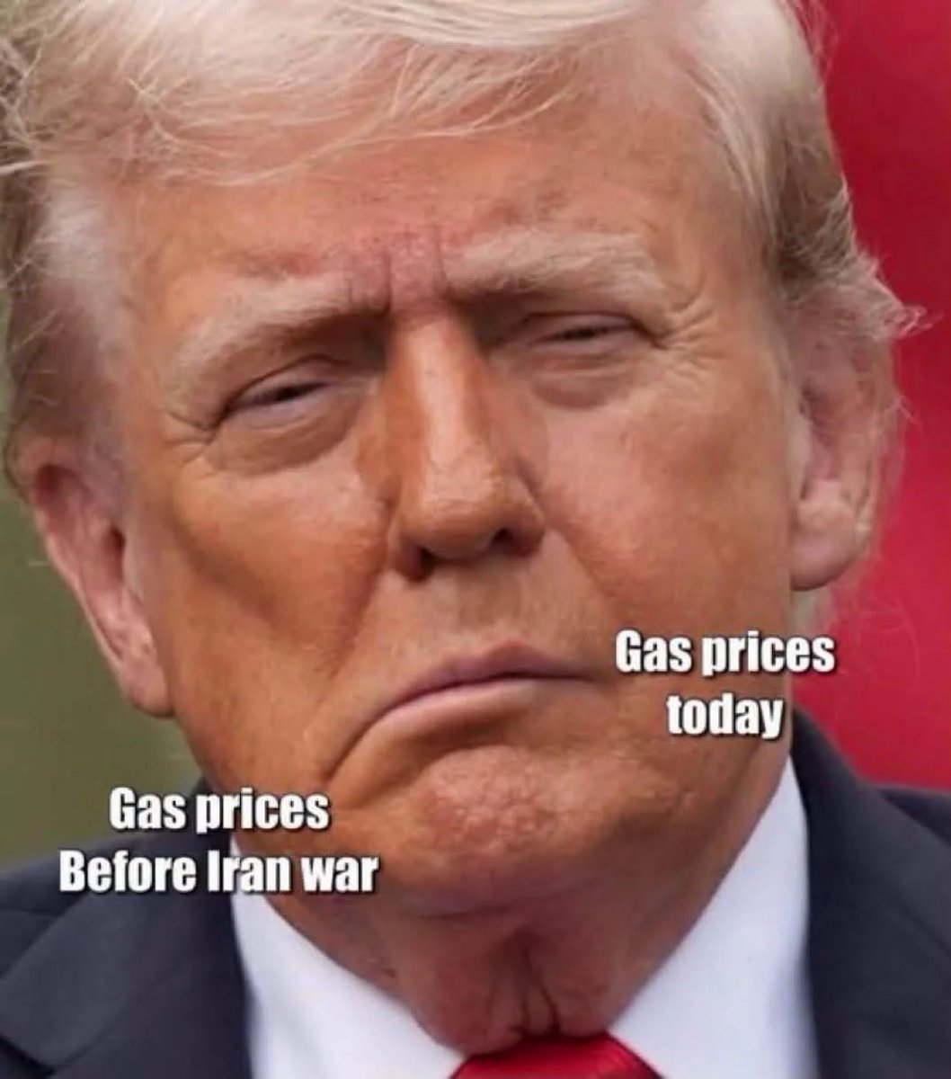 mmpadellan's tweet photo. Hey Republicans,

You can "But Biden" until you're blue in the face, but it doesn't change one incontrovertible fact:

trump PROMISED to lower prices.
And he promised to do it QUICKLY.
His tariffs and Iran War RAISED prices.

So you can keep saying "Prices were higher under Biden," everyone knows it's a LIE. Gas was $3.10 when Biden left office on Jan 20, 2025.

They are now $4.48 per gallon. trump already has ZERO credibility. You are destroying your own as long as you try to gaslight us.

Thank you for your attention to this matter.