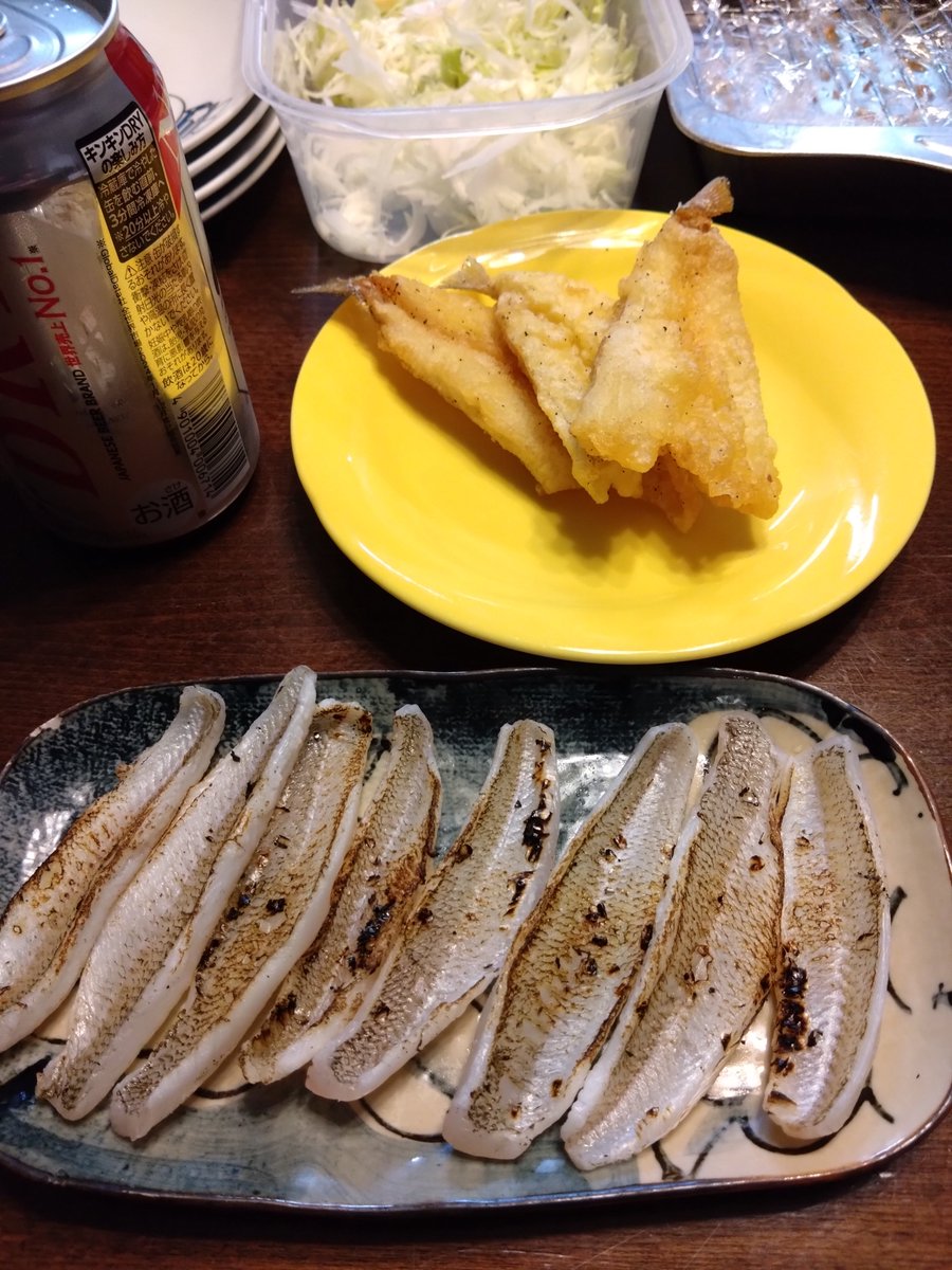moheo640's tweet photo. 休みなので早い晩酌😇

キスは炙りと天ぷらでいただきます🥳 https://t.co/PscBhDxl46