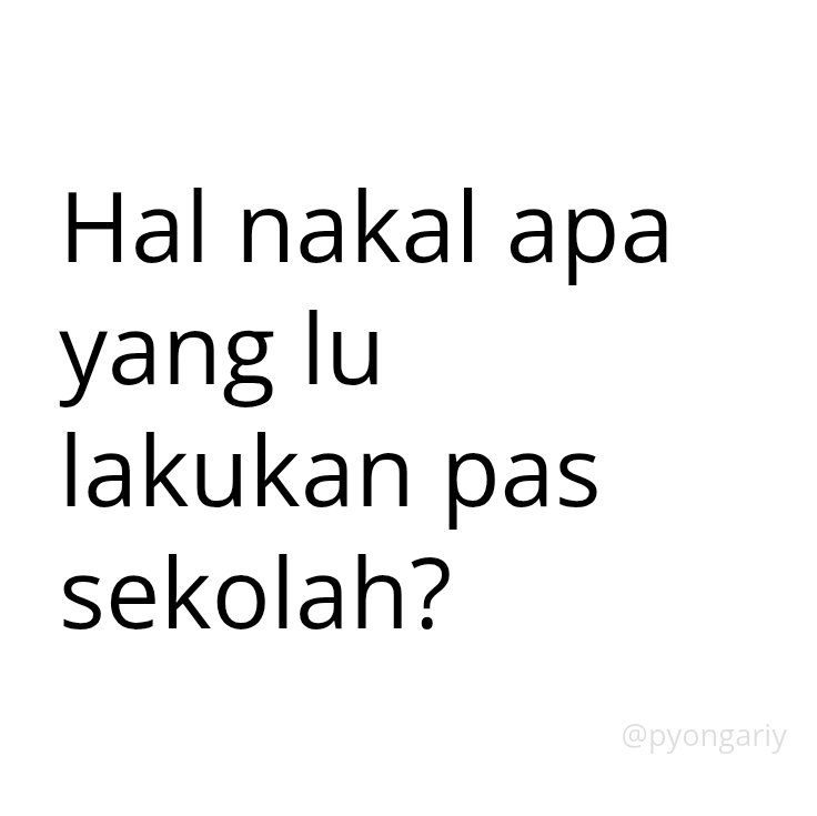 pyongariy's tweet photo. Apa gais? https://t.co/fL5fhwNszQ