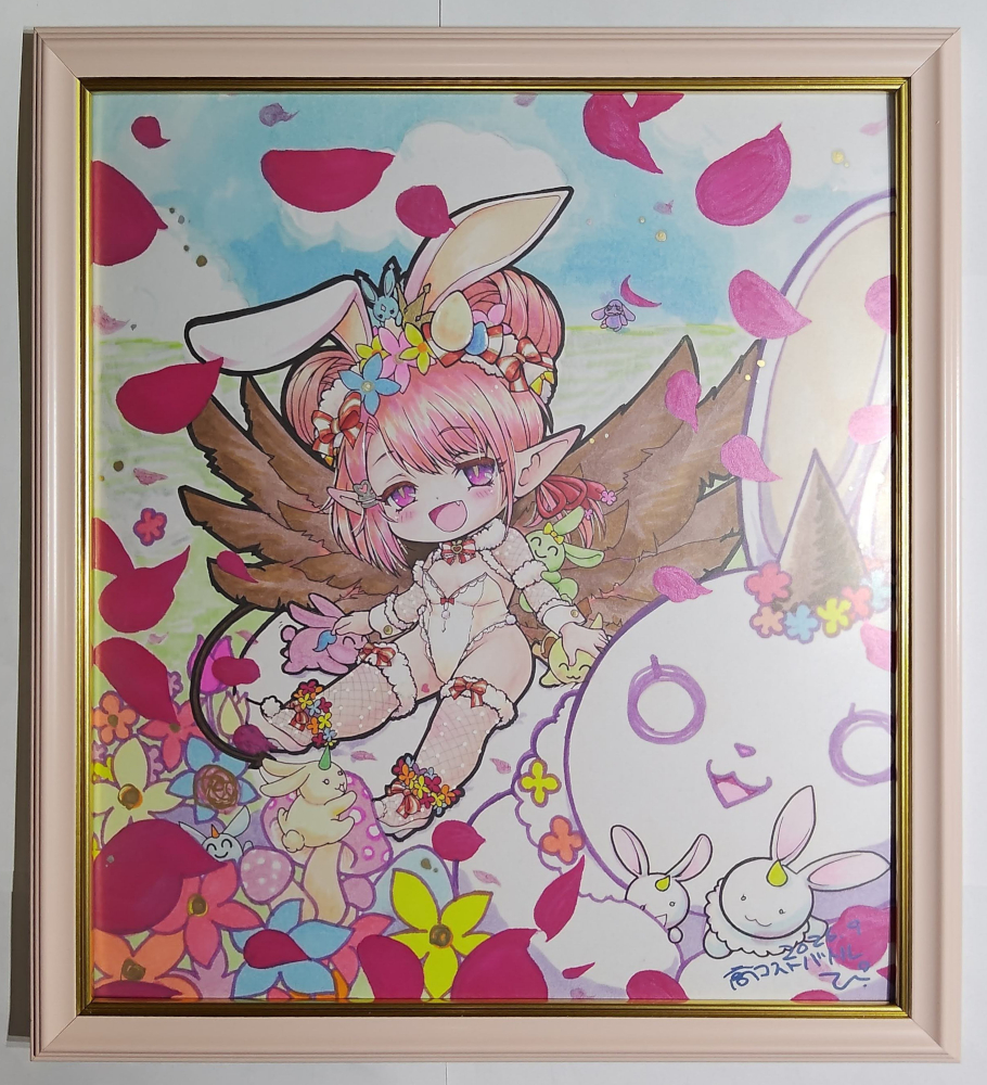 heppokopiroro's tweet photo. 繰り返しすみません
額に入れたんで。
この状態でのお渡しとなります

明日の割るのです王子 12　：　高コストバトル　です
私は会場に居ないんですが、なにとぞよろしう 
 #アイギスお絵かき　#割るのです王子

機材のご機嫌が良ければメガネ拭きが出来る https://t.co/BUVdUM70QX
