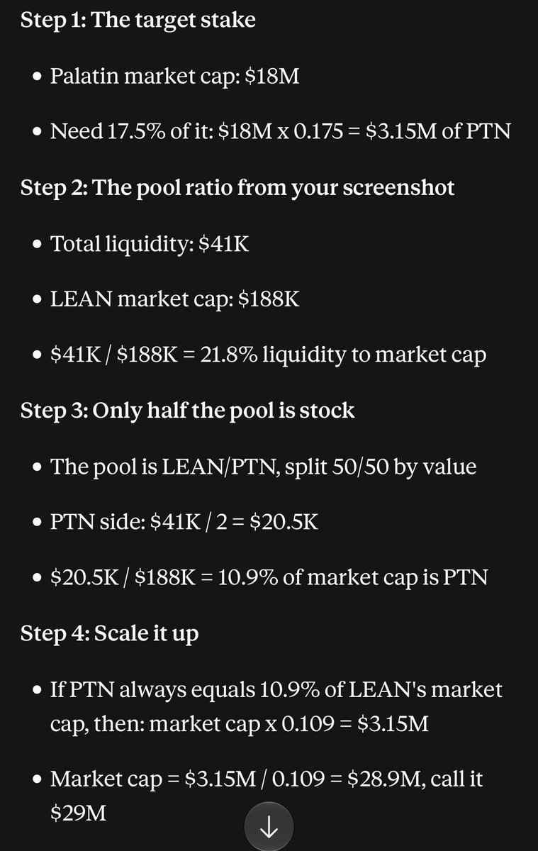 mickeymantled's tweet photo. Just did some interesting math

So palatin is a biotech stock (they make fat loss drugs) and it’s listed on the NASDQ / NYSE 

It’s marketcap is $18m currently 

And if $lean on @LaunchOnSF hits $29m (1/3 zcat)… 

We can takeover the company 

Why? 

Because Palatin has a 35% quorum in their bylaws which mean to win votes you need to win a majority of that not 100% 

So you need 17.6% of shares of palatin to win any vote

Including hostile takeovers 

Asked fable to calculate how high lean would need to go at current market so ratio for the LP to have enough shares to takeover the company 

And the answer is $29m marketcap

Guys 

We're gonna own a biotech company