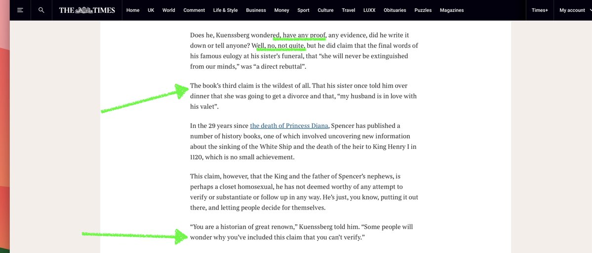 JayJay103769's tweet photo. Great article in The Times today by Tom Peck about the fumbling interview Spencer gave to the BBC. Changing his story already, remind you of anyone? https://t.co/wsDM5al0WK