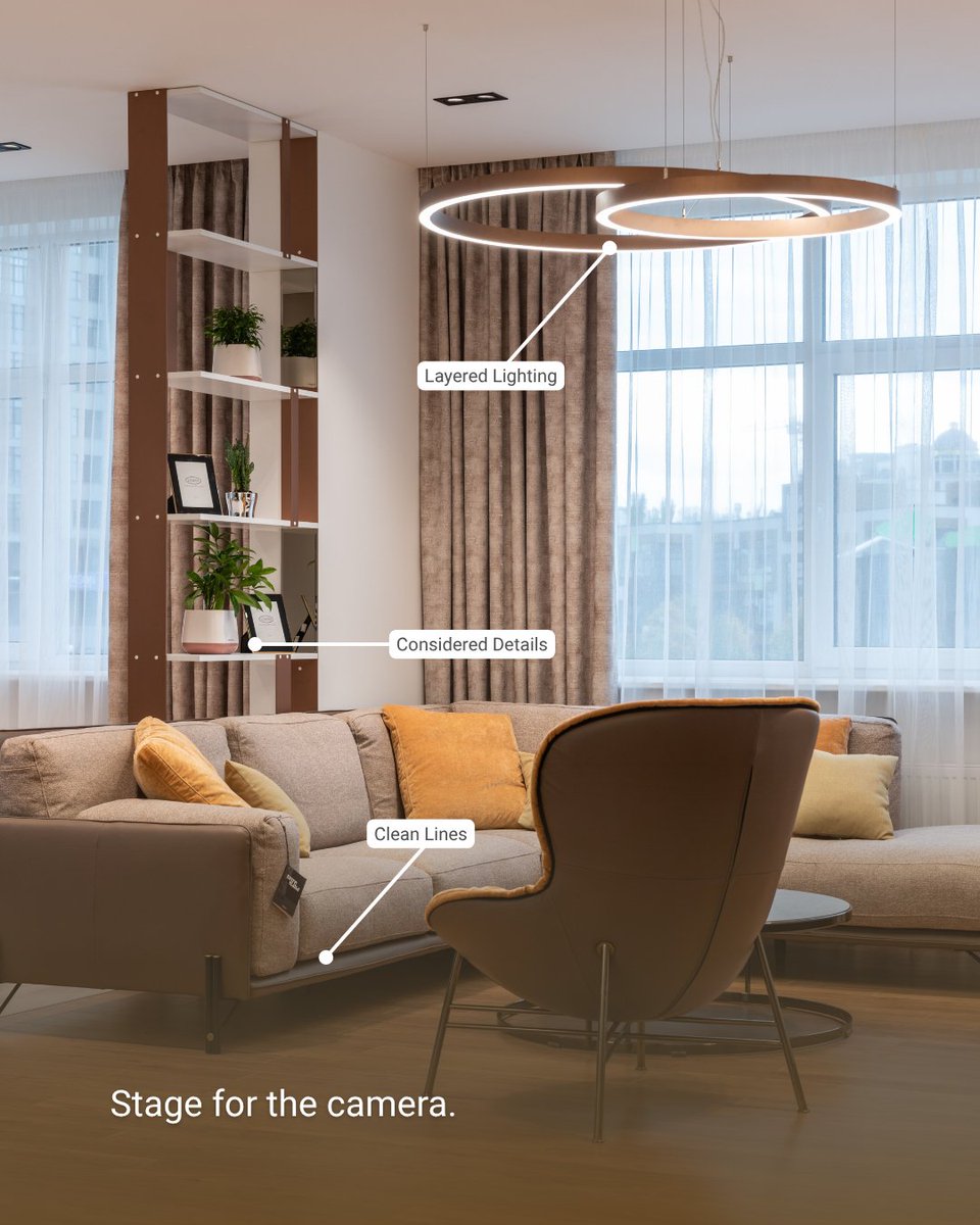 HomeStagingOrg's tweet photo. A dim photo loses buyers before they even book a viewing. ⚡ 

This season we're staging for the camera first.  Because online, the photo is the first showing. Get that right, and the viewing books itself.  

#propertyphotography #homestaging #autumnlisting #listingphotography https://t.co/ItwwZIHD1Y
