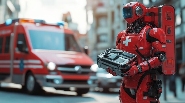 BushongJanet's tweet photo. Japan's GMO just launched a humanoid robot ambulance in Tokyo, one of the first emergency-service deployments of bipedal humanoids—proof the form factor is moving beyond factory floors into life-critical roles. #GMO #HumanoidRobot #JapanRobotics https://t.co/4eYuWc1pmt