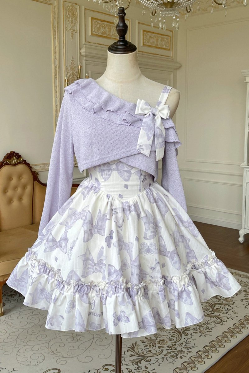 LilyBlack_shop's tweet photo. 🦋💜ラベンダー蝶々のお嬢様ドレス💜🦋 https://t.co/MwASYSPknt