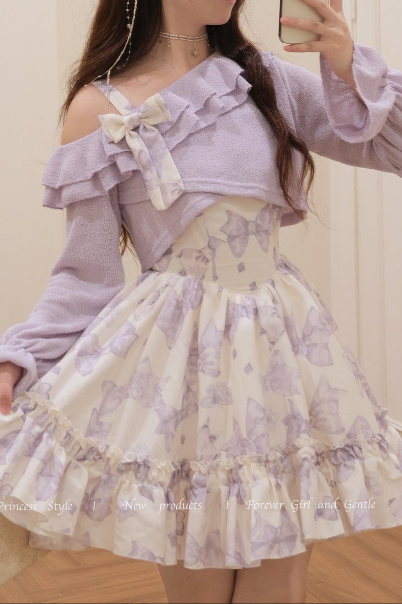 LilyBlack_shop's tweet photo. 🦋💜ラベンダー蝶々のお嬢様ドレス💜🦋 https://t.co/MwASYSPknt