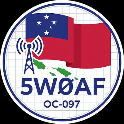 EA1CS's tweet photo. 𝗥𝗘𝗖𝗨𝗘𝗥𝗗𝗔  ---> 𝟱𝗪𝟬𝗔𝗙, 𝗦𝗮𝗺𝗼𝗮 𝗜𝘀𝗹𝗮𝗻𝗱 https://t.co/hvQnIb9r6M #hamradio #dx #hamr https://t.co/JXhhEqlRKM