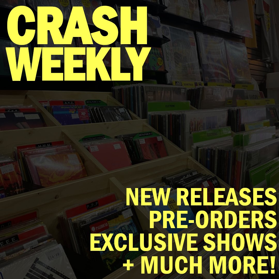 Crash_Records's tweet photo. 💛 THE CRASH WEEKLY 💛 - https://t.co/TjWVDvH4PE https://t.co/AnKQYmwTpH