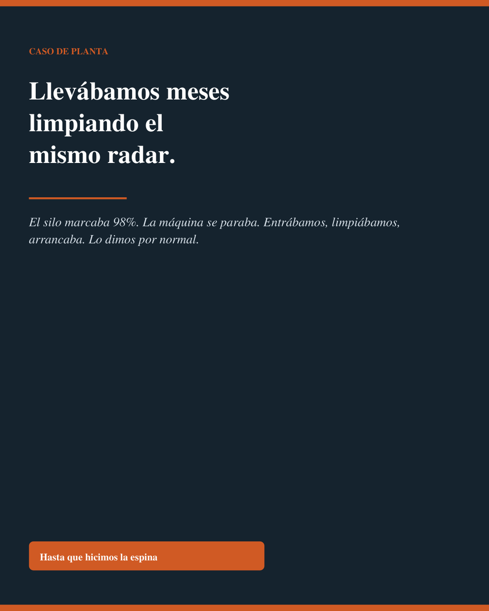 MiMultimetro's tweet photo. LLEVÁBAMOS MESES LIMPIANDO EL MISMO RADAR.

Si quieres la plantilla de espina para diagnosticar en campo, te llega en el welcome de la newsletter (en LinkedIn el link va en el 1er comentario).

https://t.co/dzfIanQ38W https://t.co/zl30Ykltnd