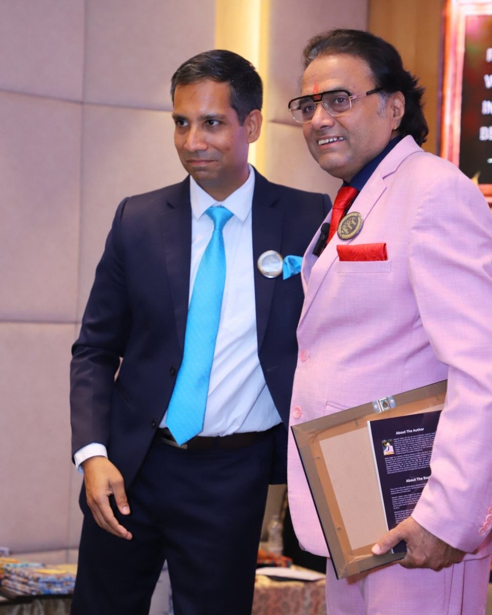 Raameshrahee's tweet photo. “The Legacy of Signature Astrology” by Shree Ramesh Kumar Yadav was officially launched on 19 September—marking a memorable celebration of wisdom, vision and the transformative power of Signature Astrology.
#TheLegacyOfSignatureAstrology #BookLaunch #SignatureAstrology https://t.co/EyNg0ZCDmd