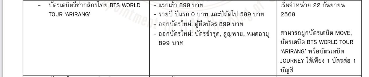 shiny_dayy's tweet photo. รายละเอียดบัตรเดบิตกสิกร x BTS 

ค่าธรรมเนียมแอบแรงอยู่นะ😭😭😭#BTS_WORLDTOUR_BANGKOK https://t.co/jdcBSOvY5F