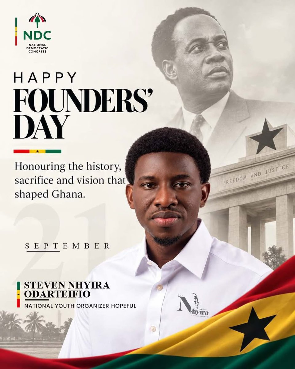dimackmoore's tweet photo. Incoming NYO @nhyiraodat wishes everyone a happy founders day #Nhyira4U
#Nhyira4NYO
#Blessing4TheNDCYouthWing
#KwameNkrumah https://t.co/mOTl8wZKoQ