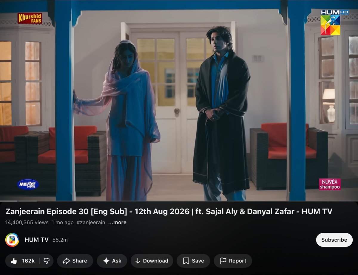 elsierrv's tweet photo. rewatching , am i cooked gng? #zanjeerain https://t.co/IbRVpKWEha