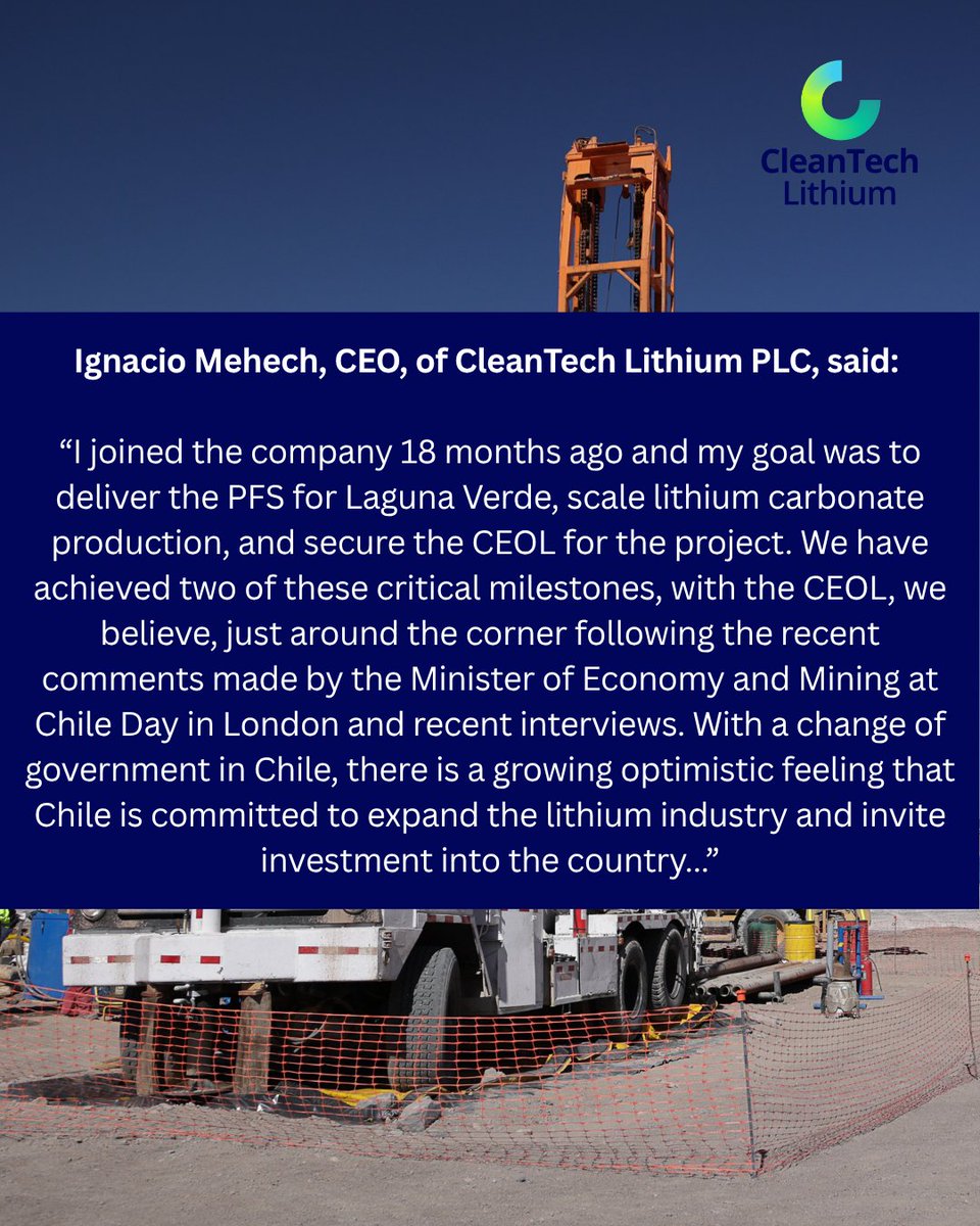 ctlithium's tweet photo. Our Interim Results for six-month period ending 30 June 2026 are published today, summarising what has been a transformational period for @ctlithium. 

Please read more here: https://t.co/OTyeXb9Mz8 https://t.co/We47E1utJ8