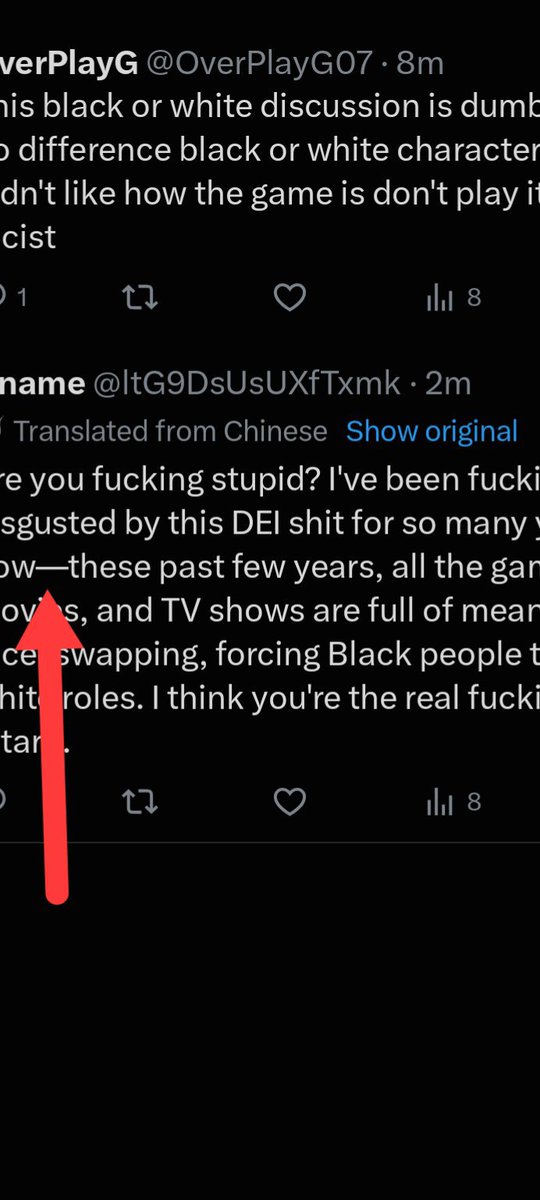 OverPlayG07's tweet photo. @ltG9DsUsUXfTxmk @moTtheWhite @VGC_News Well the devs will not change the character skin to white and I will enjoy the game like every other silent hill game.
And stop using Ai just for a single comment on X you dumb racist. https://t.co/OGOYjOoeT1