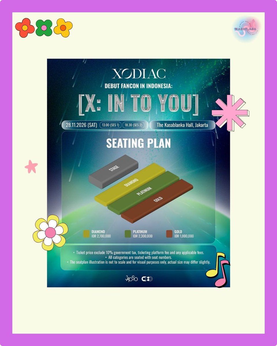 warinajaa's tweet photo. JASA WAR TIKET XODIAC DEBUT FANCON IN INDONESIA

✅Trusted
✅Data pribadi
✅Berpengalaman war tiket
✅Bisa bayar fee di akhir

‼️‼️LIMITED SLOT ‼️‼️ https://t.co/f1HmRCnRbh